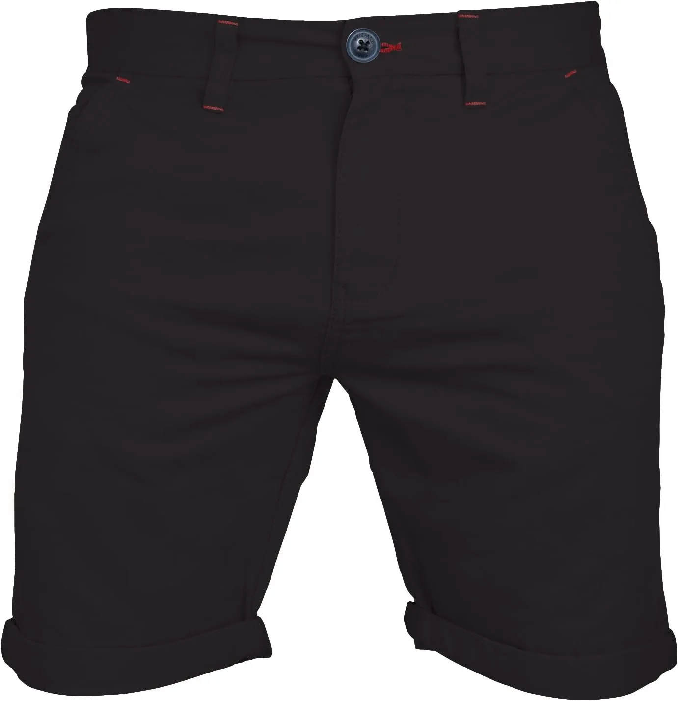 Mens Stretch Chino Shorts Casual Flat Front Slim Fit Shorts Spandex Half Pant
