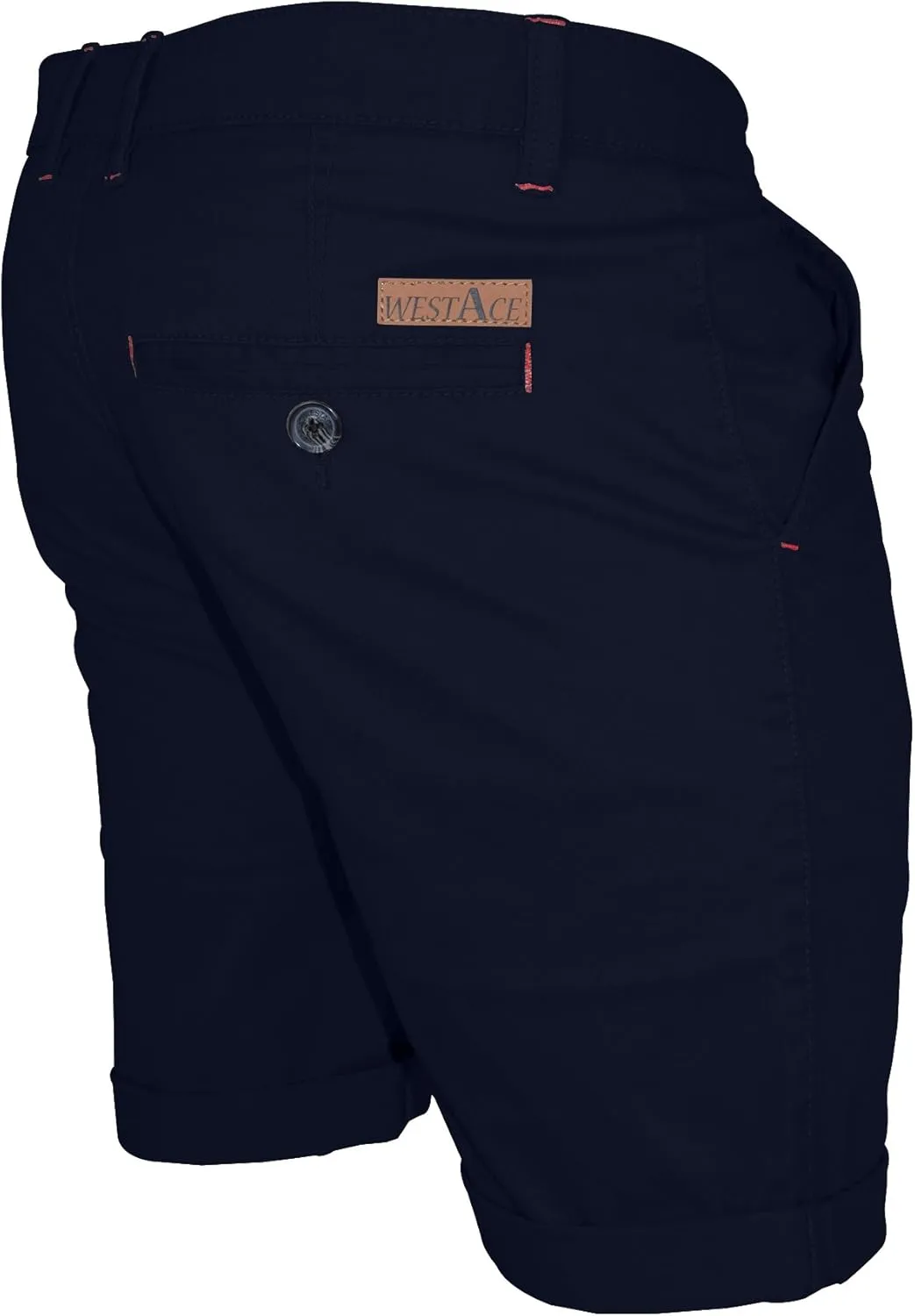 Mens Stretch Chino Shorts Casual Flat Front Slim Fit Shorts Spandex Half Pant