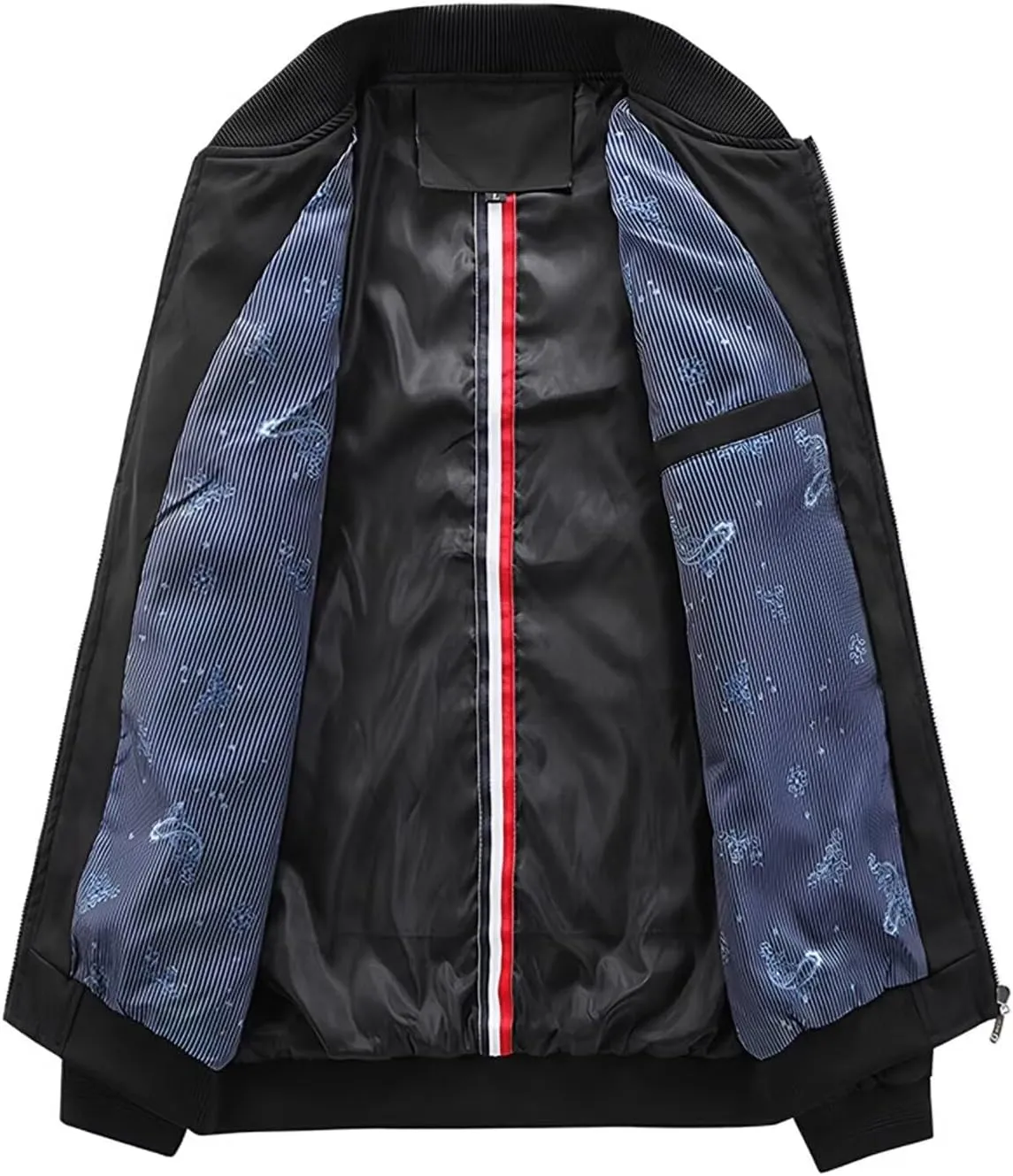 Men's Windbreaker Bomber Jackets Lightweight Water-Resistant Windproof Spring Fall Winter Stylish Jackets