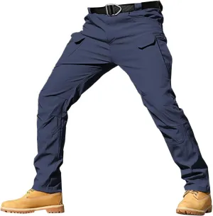 Mens Work Pants Lounge Durable Stretch Relaxed Fit Construction Working Sweatpants Travel Trousers Straight Leg Pants