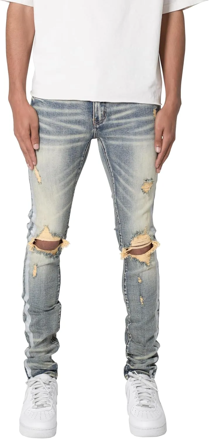 mnml Men's X560 Skinny Glitter Denim