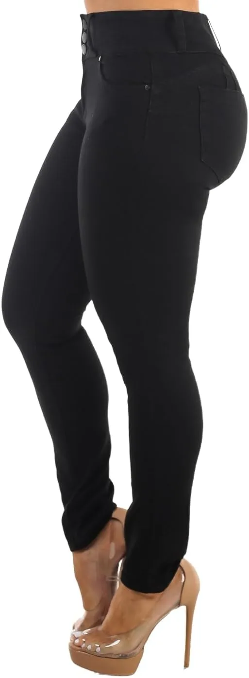 Moda Xpress Butt Lifting Skinny Jeans for Women - High Waisted Levanta Cola Push Up Jeans