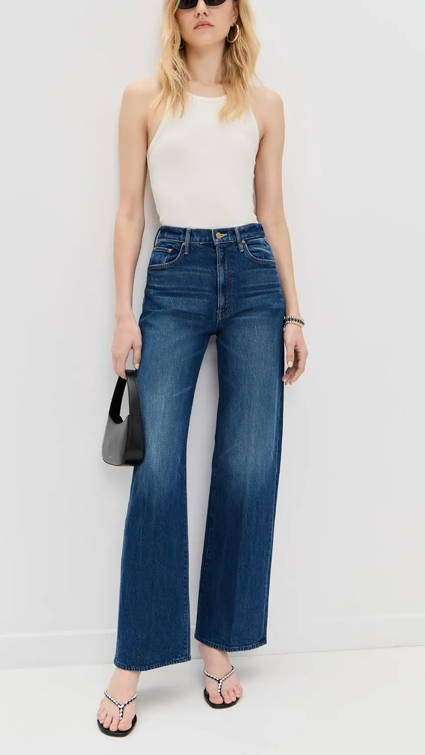 MOTHER Women's The Lasso Sneak Jeans