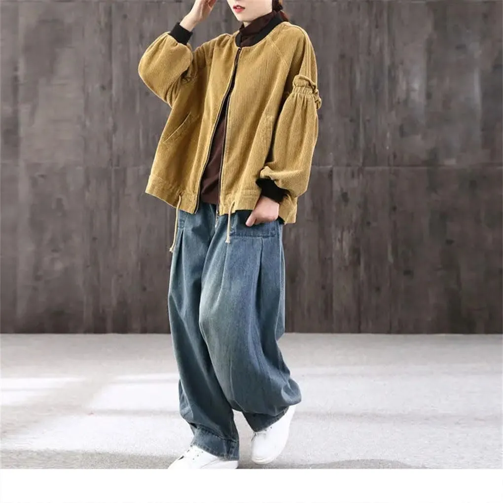 Oversized Baggy Jeans Women Denim Pants Casual Pants Female Vintage Harem Pants Wide Leg Jeans Trousers