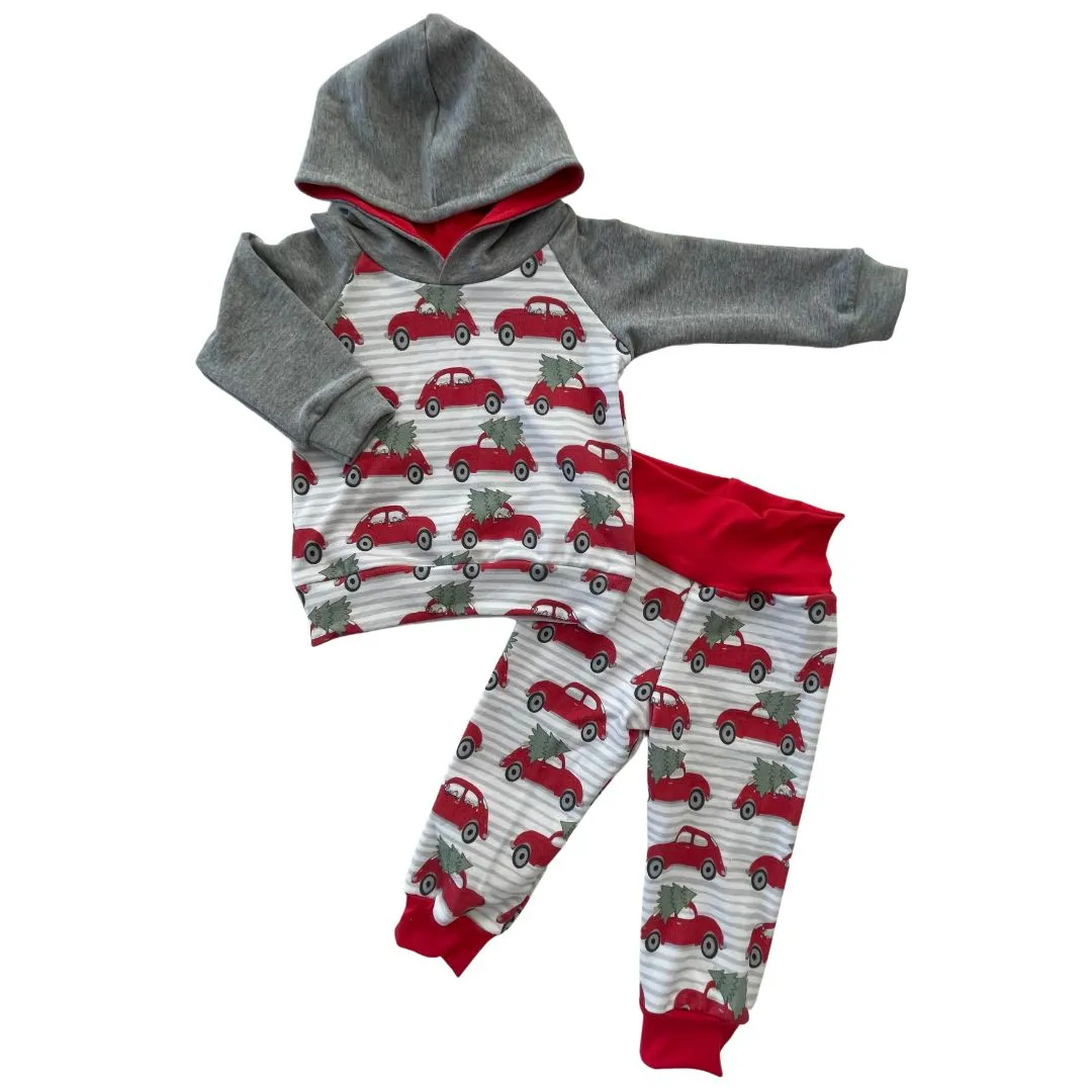 Red Cars Two-Piece Set