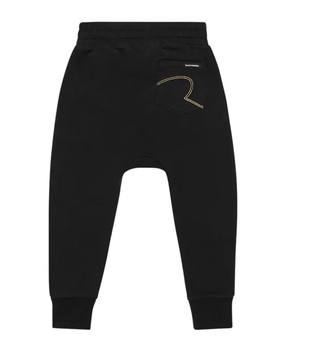 Rock Your Kid - Crusader Track Pants in Black