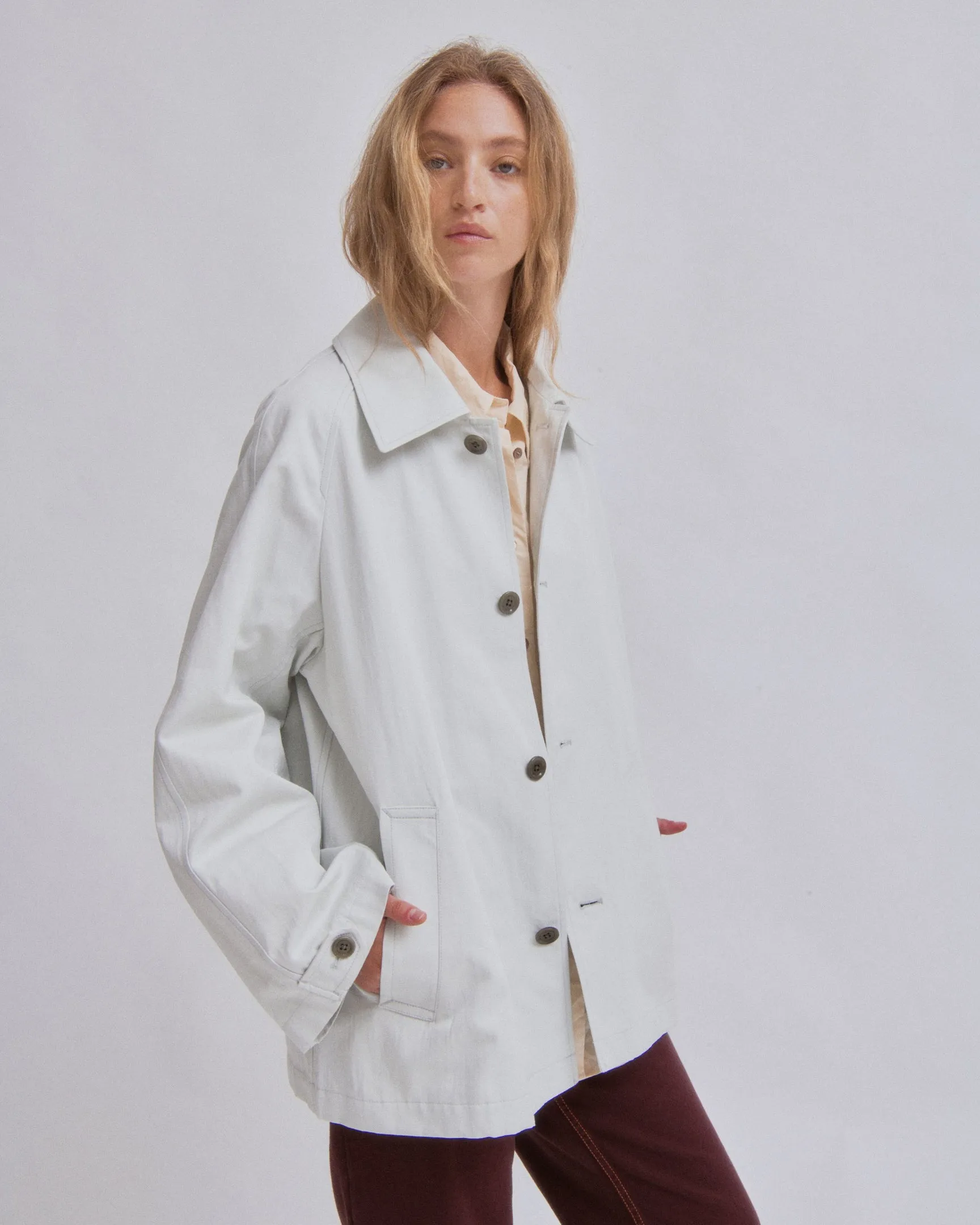 Sayaka Davis Car Coat in Mist