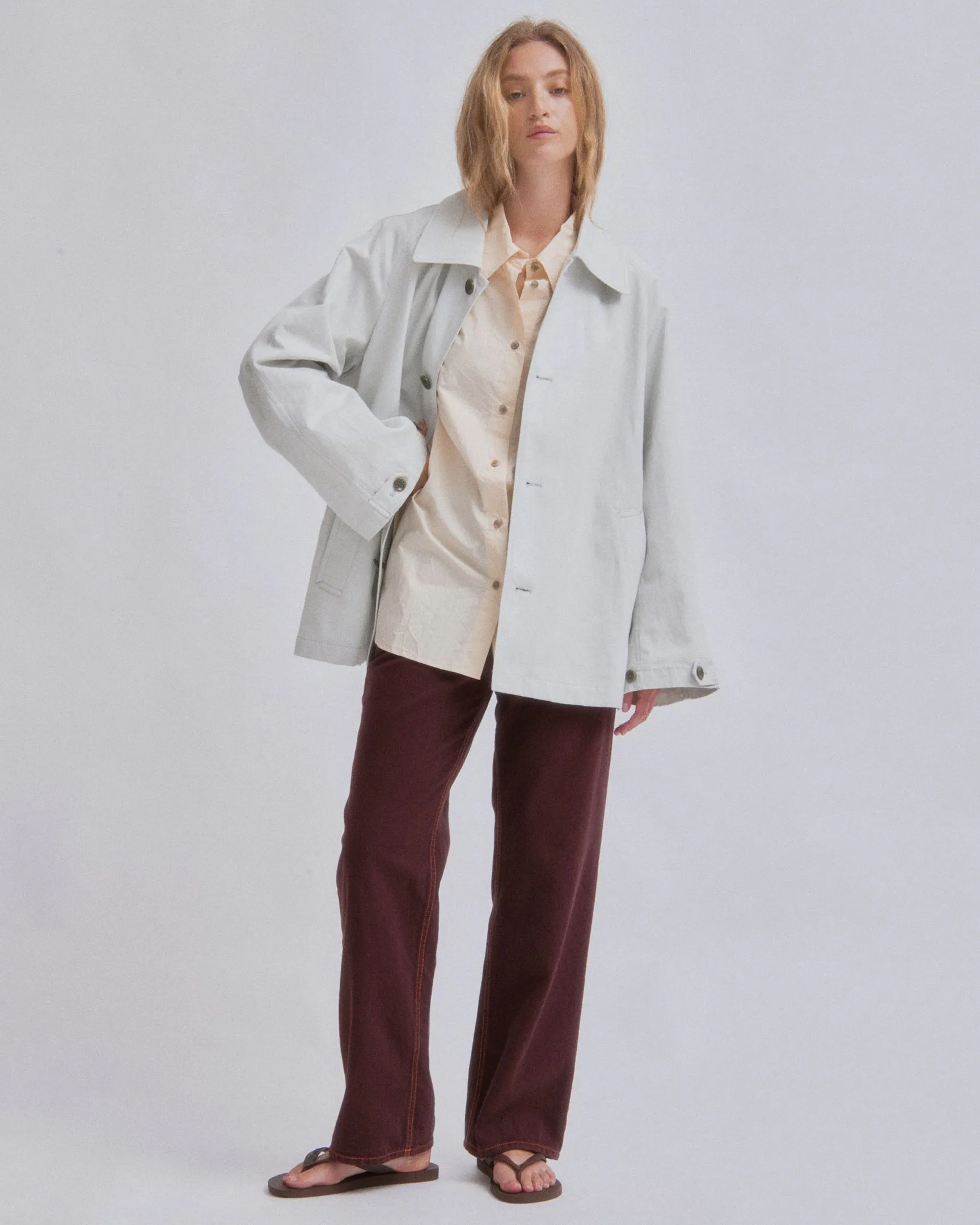 Sayaka Davis Car Coat in Mist