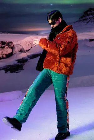 Spezia Micro-Velvet Puffer Jacket