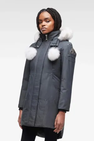 Stirling Parka Granite/Natural Fox Fur