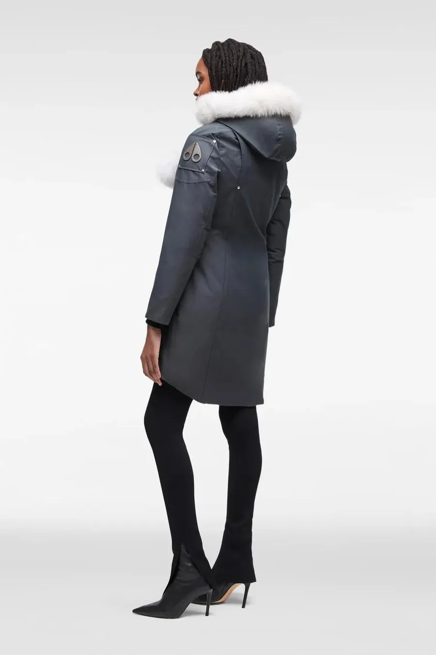 Stirling Parka Granite/Natural Fox Fur