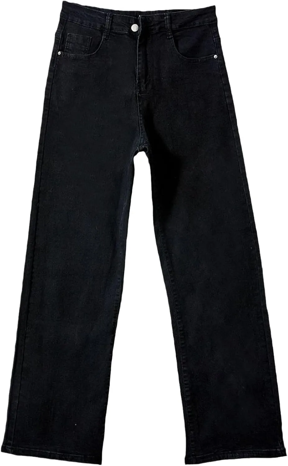 Straight Leg Jeans for Women,High Waisted Wide Leg Loose Microelastic Boyfriend Denim Pants Baggy Jeans for Women Y2K