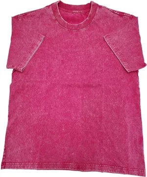 T-Shirt Acid Wash Cotton Graphic Tees for Unisex Vintage Oversize Best Retro Fashion Korean Men's