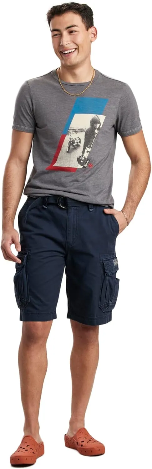 UNIONBAY Men's Survivor Belted Cargo Short-Reg and Big & Tall Sizes