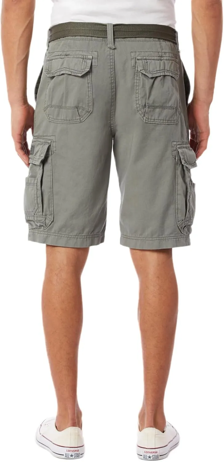 UNIONBAY Men's Survivor Belted Cargo Short-Reg and Big & Tall Sizes