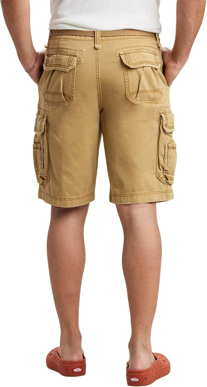 UNIONBAY Men's Survivor Belted Cargo Short-Reg and Big & Tall Sizes