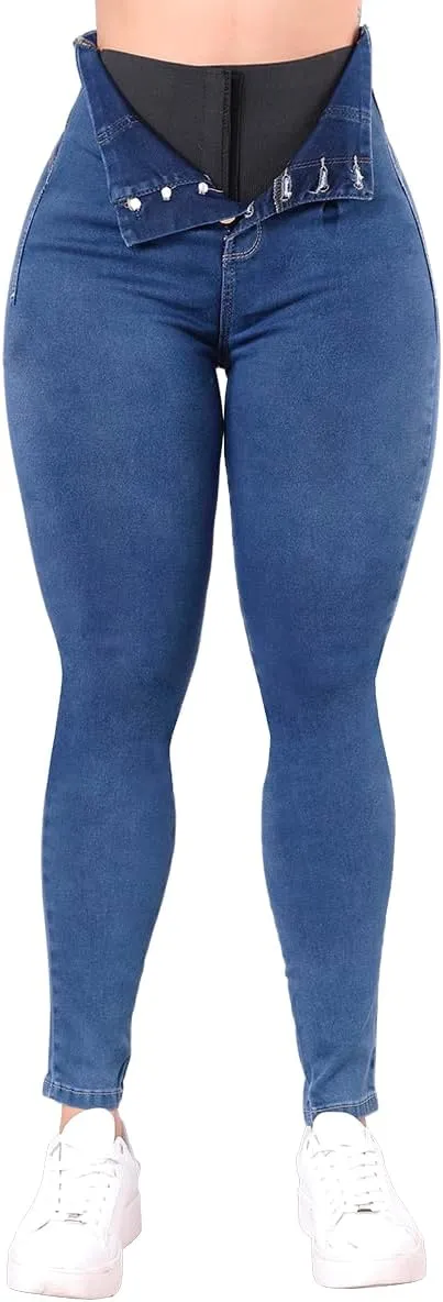 Women's Jeans with Girdle