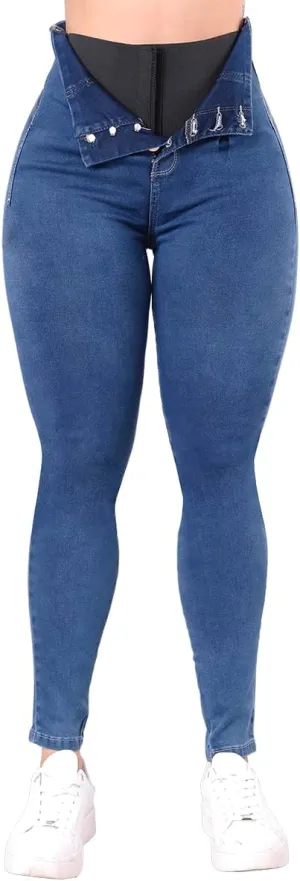 Women's Jeans with Girdle