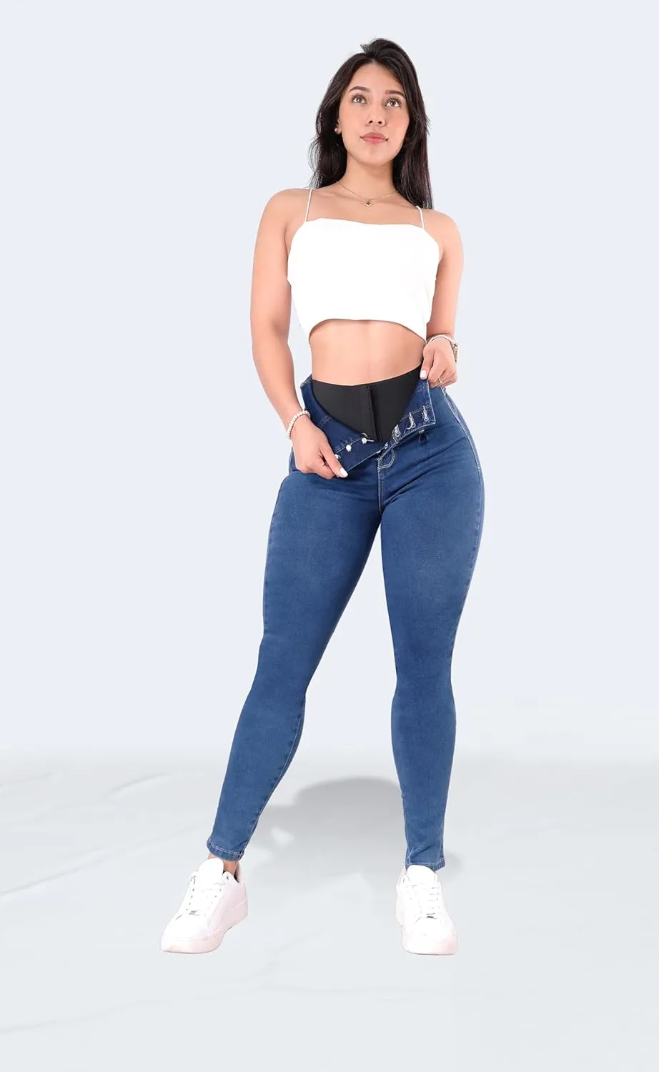 Women's Jeans with Girdle