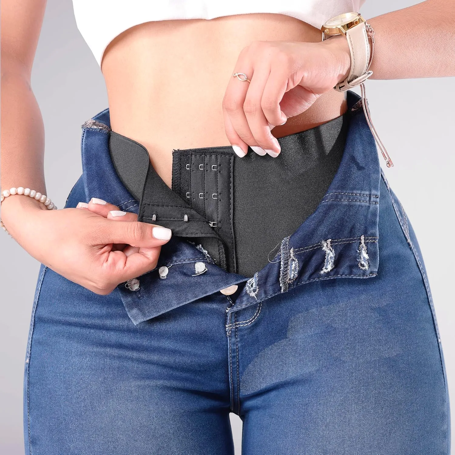 Women's Jeans with Girdle