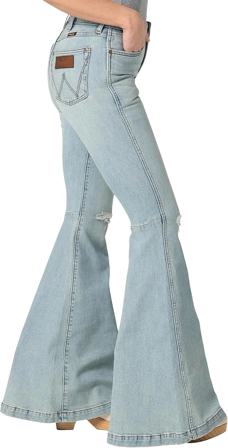 Wrangler Women's High Rise Trumpet Flare