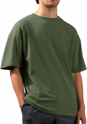 Ymosrh Men's Solid Color T-Shirts Summer Tee Tops Round Neck Short Sleeve T Shirt Tops Shirts, S-5XL