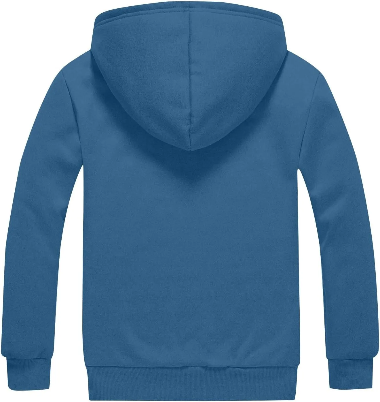 Zip Up Hoodie Men Relaxed Fit Plus Size Fleece Jacket Warm Heavyweight Sherpa Lined Hoodie Winter Coats with Pockets